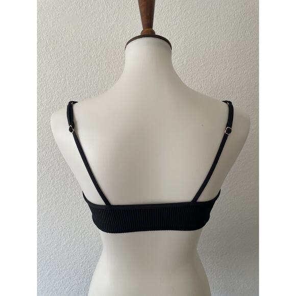 Frankies Swim Knotted Bikini Top Ribbed Swimwear Greer - Picture 5 of 8